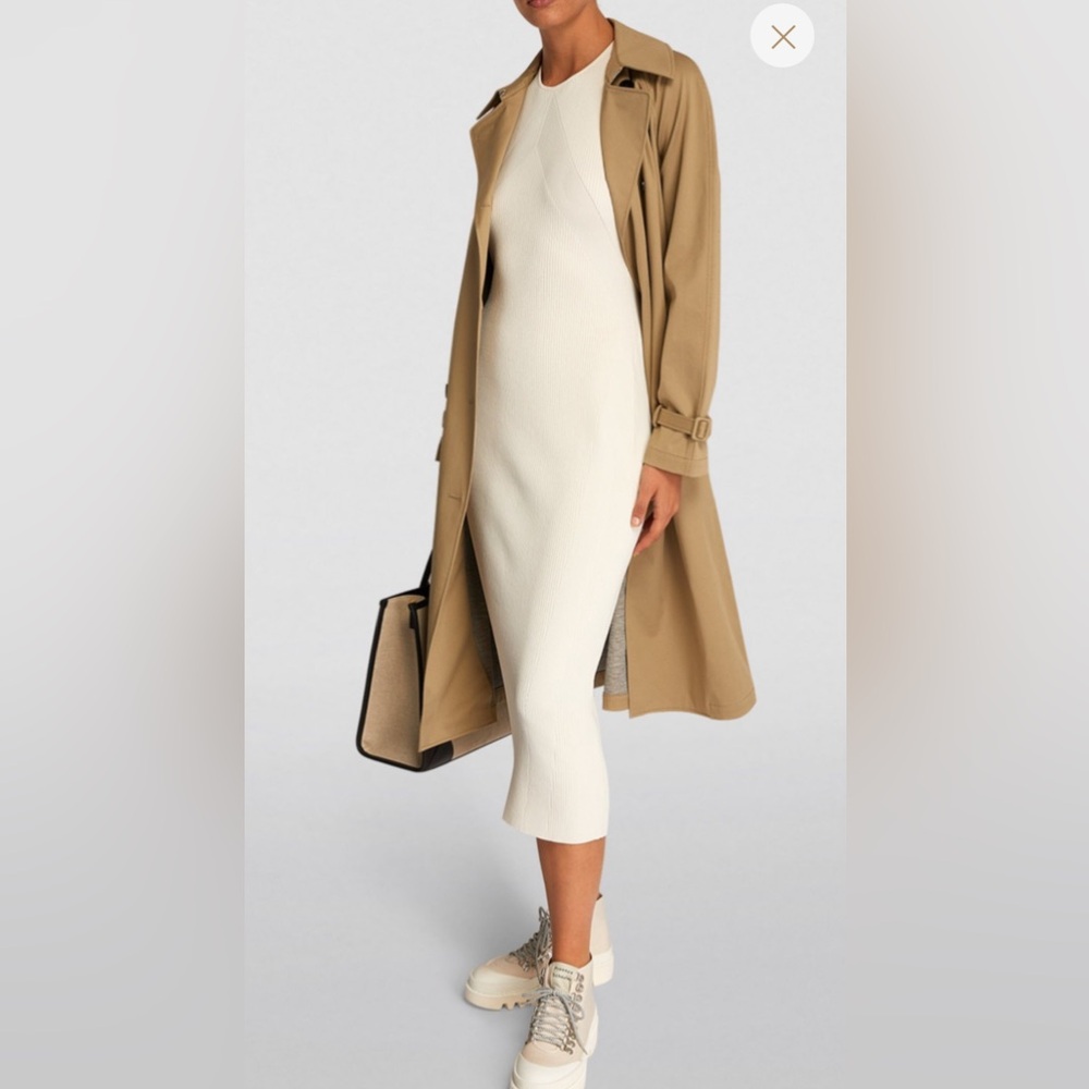 Rag and Bone cream knit dress sz M. Sleeveless , racerback. NWT